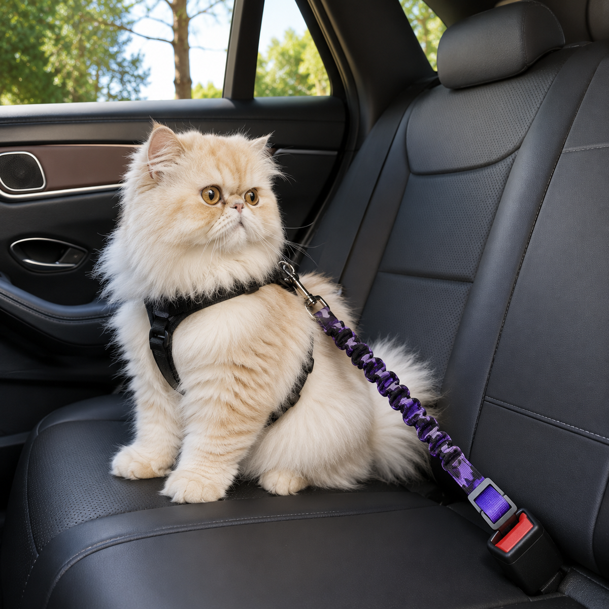 🐶🐱 Cinturón de Seguridad para Perros y Gatos